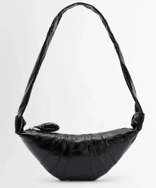 르메르 (LEMAIRE) 스몰 크루아상 백 - 블랙 (Small Croissant Bag - Black)