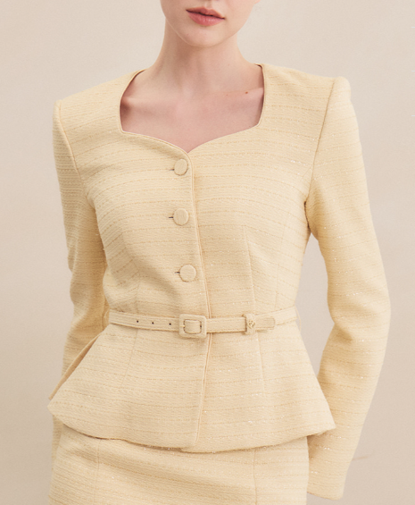 그레이스유 Bianca Tweed Jacket, Bianca Tweed Skirt